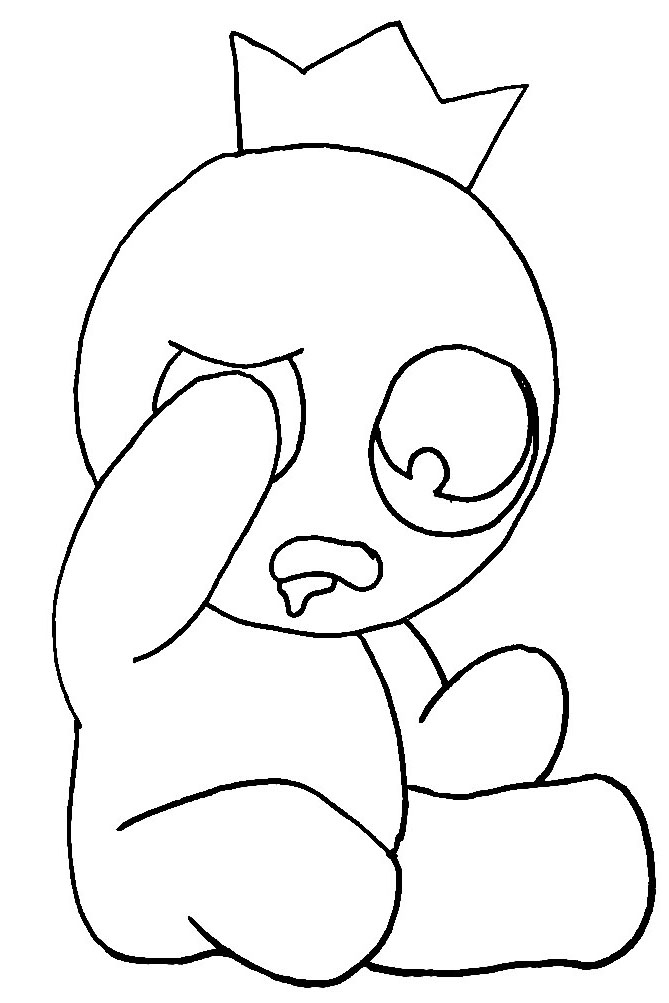 Rainbow Friends Coloring Pages 41 – Single Mom